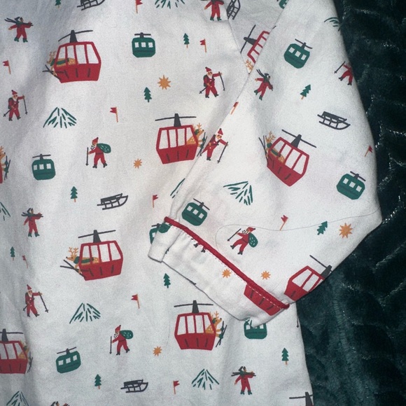 ⛷️RARE Petite Plume Ski lift & Ski PJ top - Picture 12 of 13